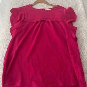 Pink sleeveless shirt